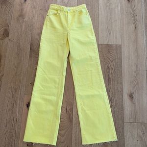 Yellow Zara Jeans (NWOT)
